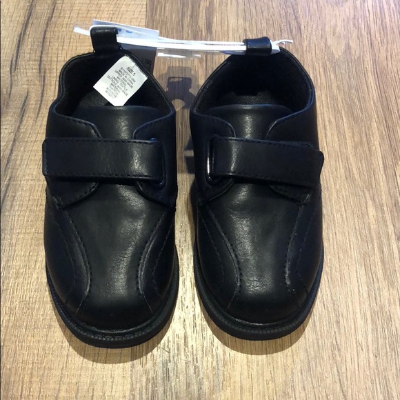 Koala Kids Boy's Toddler Black Dress Shoes NEW - Picture 2 of 3